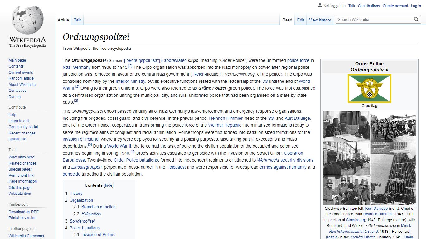 Ordnungspolizei - Wikipedia