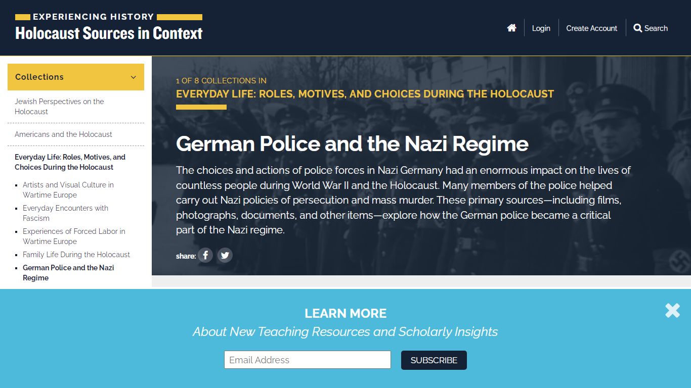 German Police and the Nazi Regime | Experiencing History: Holocaust ...